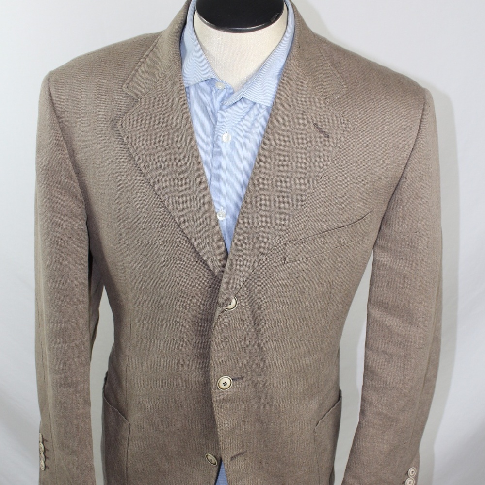 Canali beige sport coat 44R US